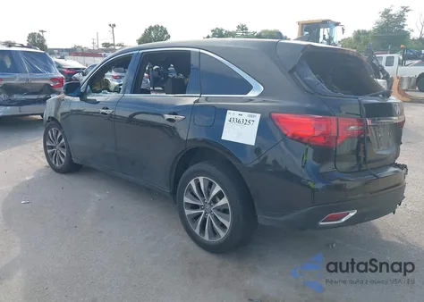 2015 Acura Mdx Technology Package z USA, uszkodzony, nr VIN 5FRYD3H45FB011472